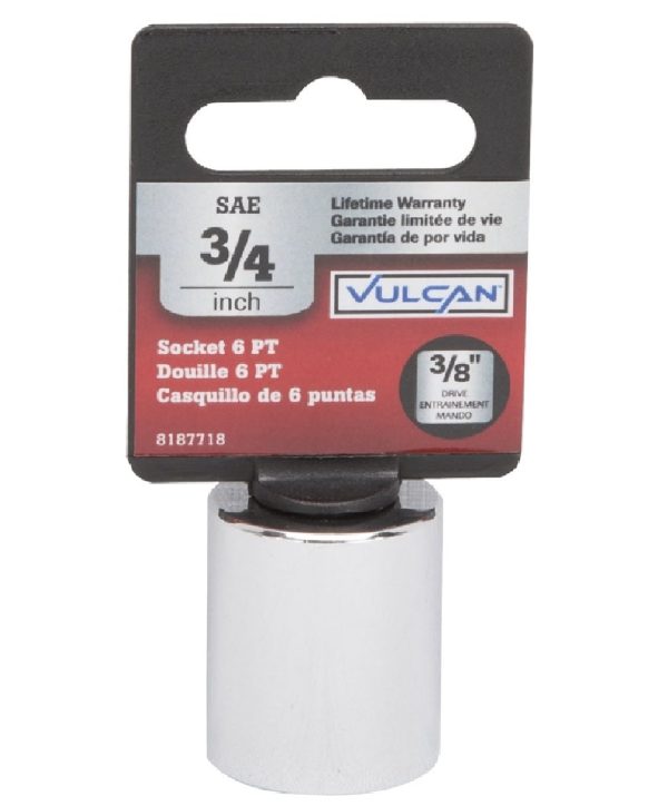 Vulcan MT6495329 Standard Drive Socket, 3 8 Inch Drive Online Sale - Image 2