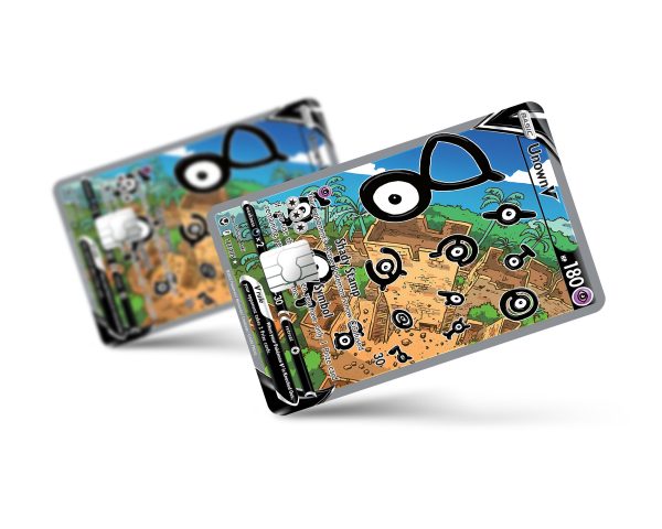 Unown Pokemon Card Credit Card Skin Fashion - Image 3