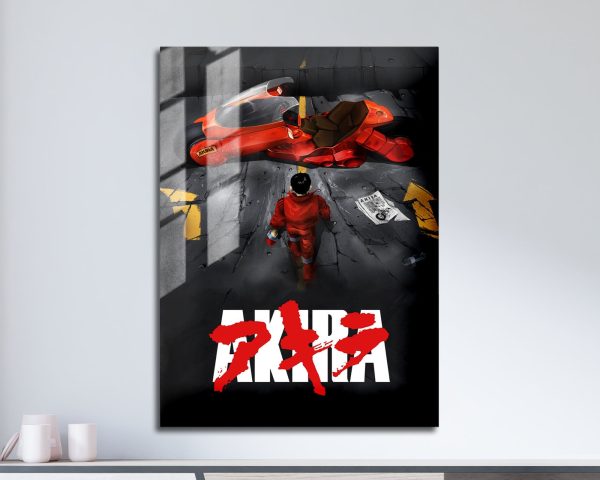 Akira Classic Black Metal Poster Fashion