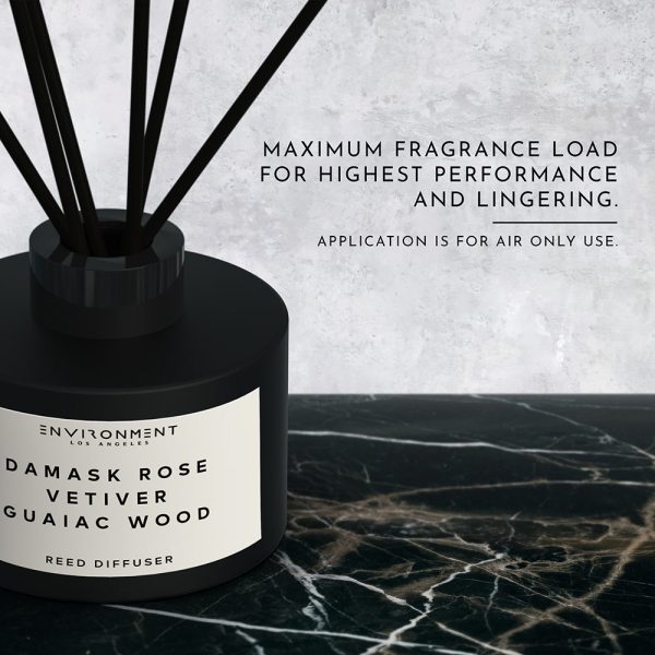 Damask Rose | Vetiver | Guaiac Wood Diffuser (Inspired by Le Labo Rose 31® and Fairmont Hotel®) Online now - Image 3
