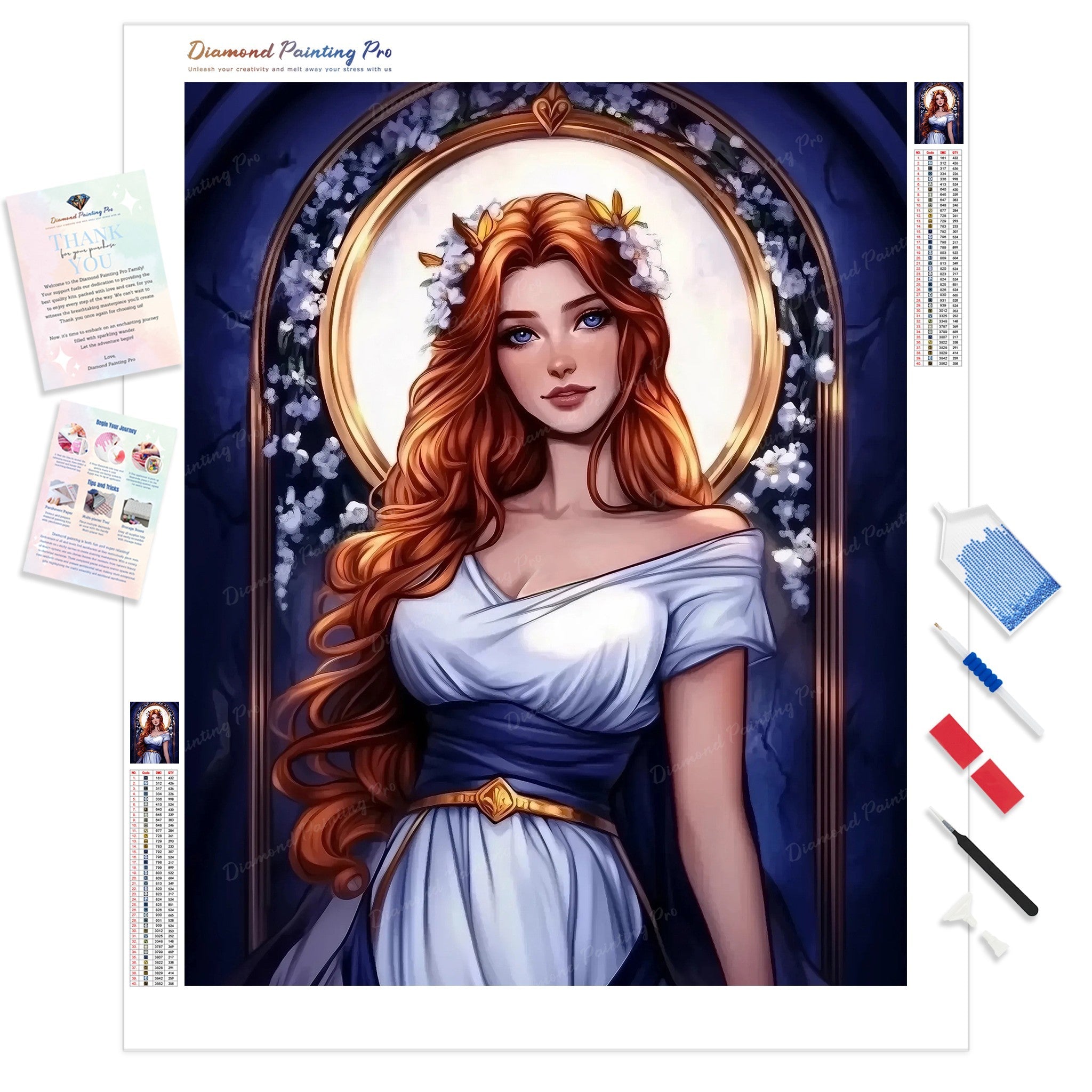 Radiant Muse | Diamond Painting Online